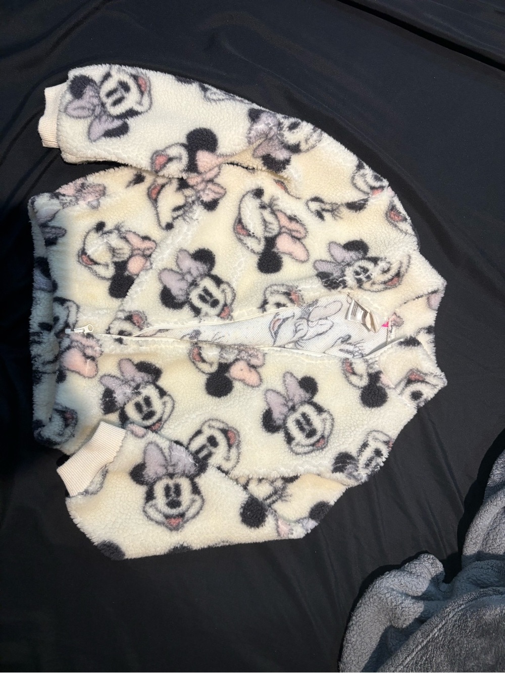 Disney Cream Minnie Mouse Fleece jacket